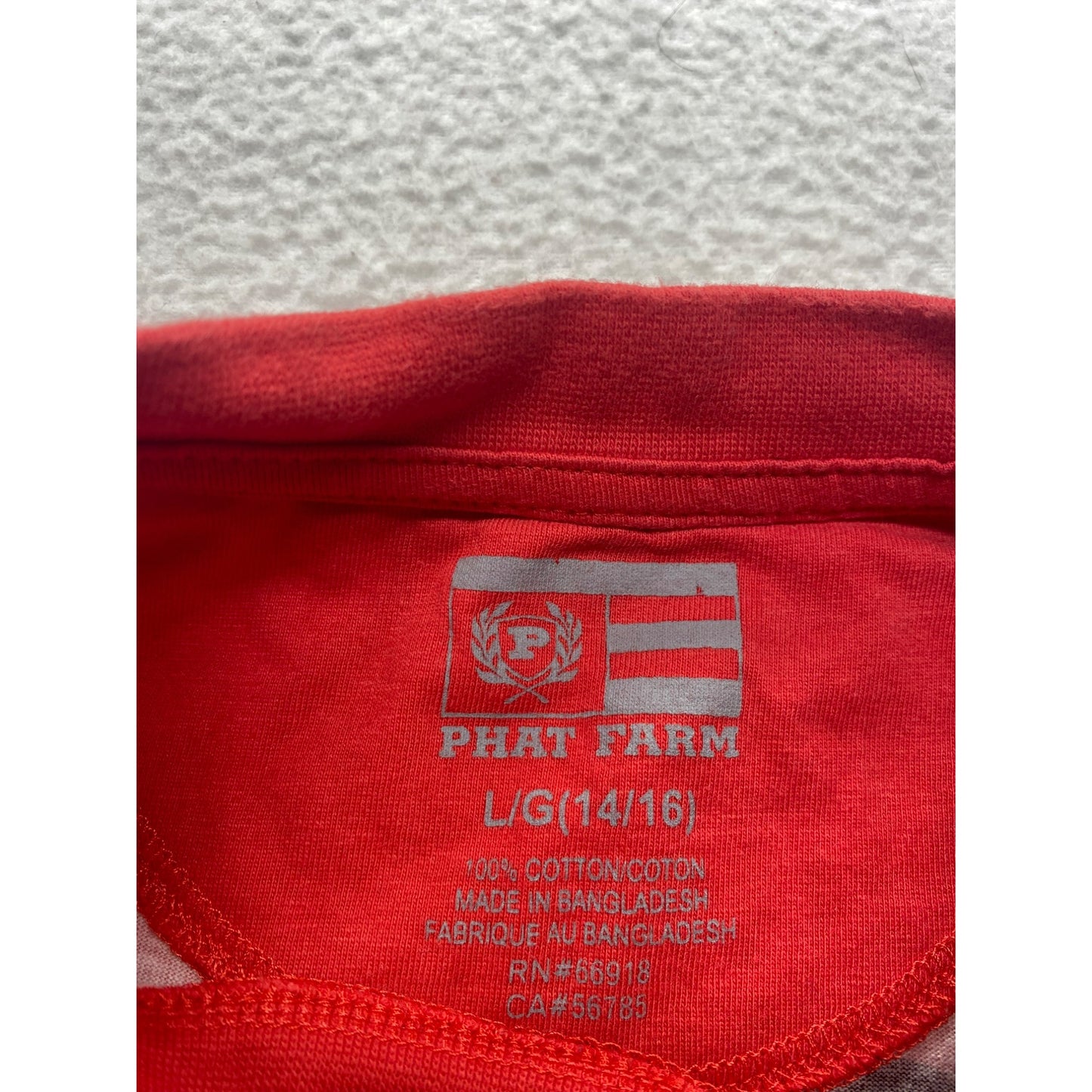 Phat Farm Youth Red Graphic "GOAT" T-Shirt #5897