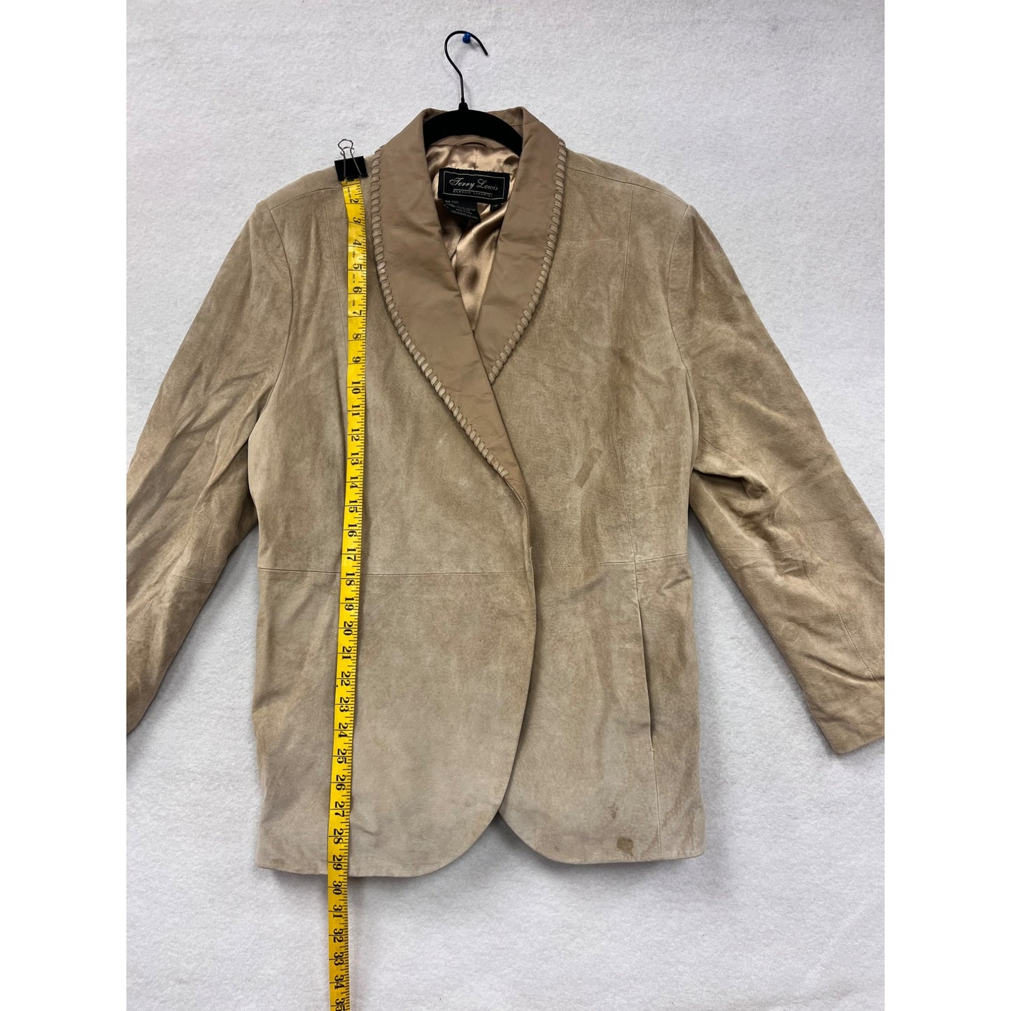 Vintage Jerry Lewis True Suede Womens Blazer Jacket #2917