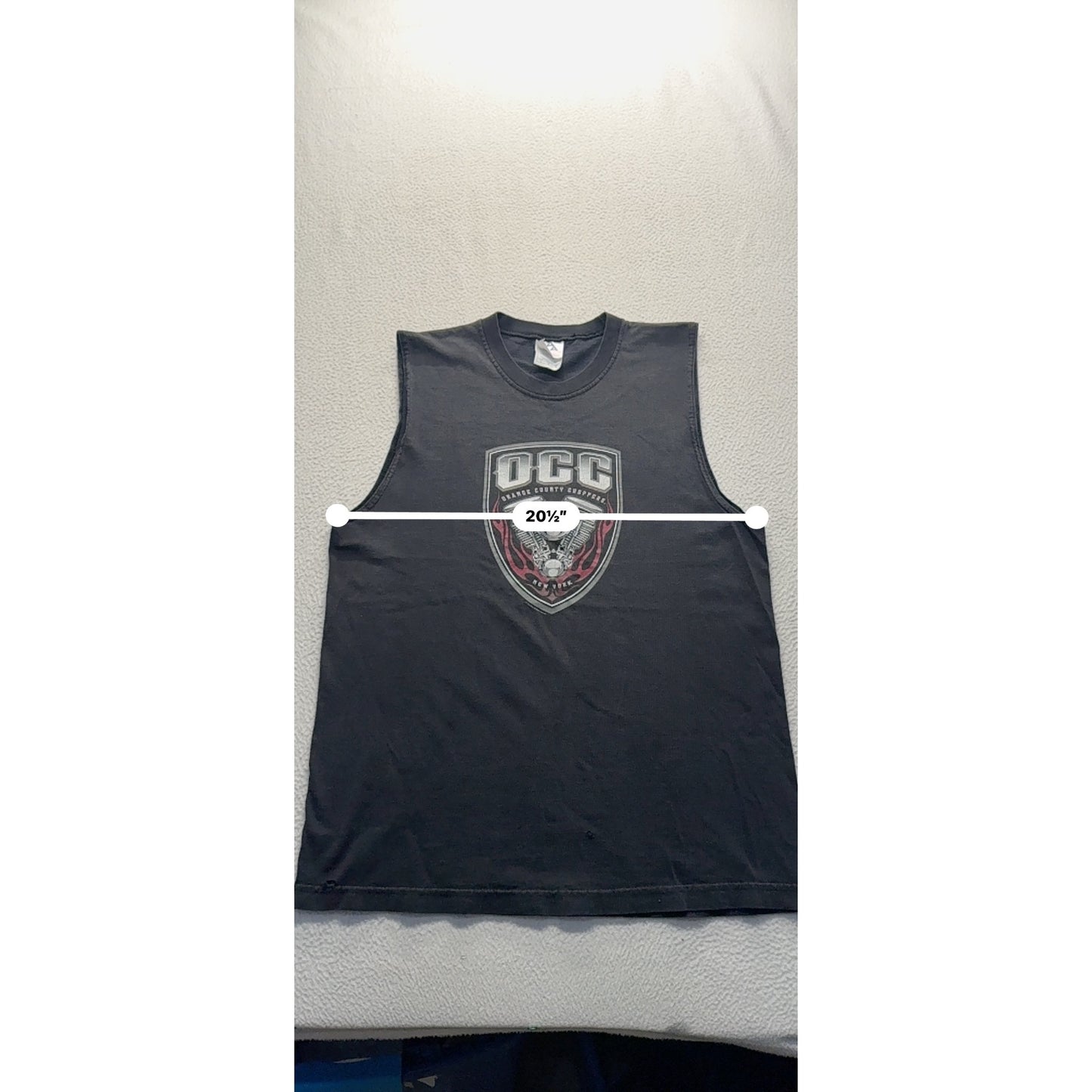 Orange County Choppers Black Graphic Tank Top Size XL #9069