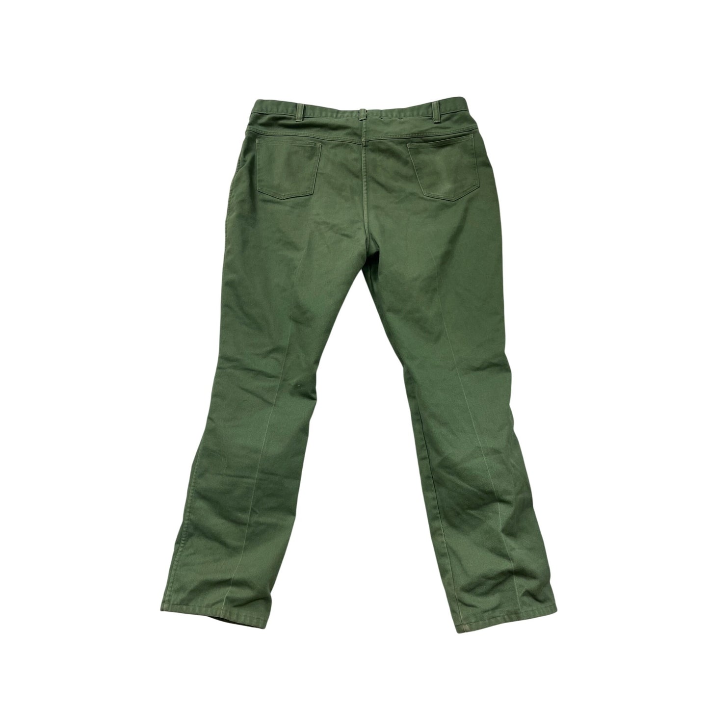 Vintage Lions Apparel Green Pants Mens 44L Plaid Lined #8227