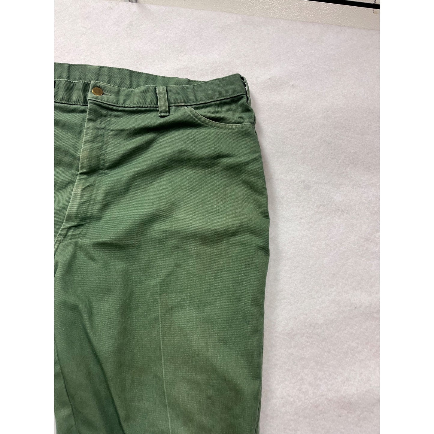 Vintage Lions Apparel Green Pants Mens 44L Plaid Lined #8227