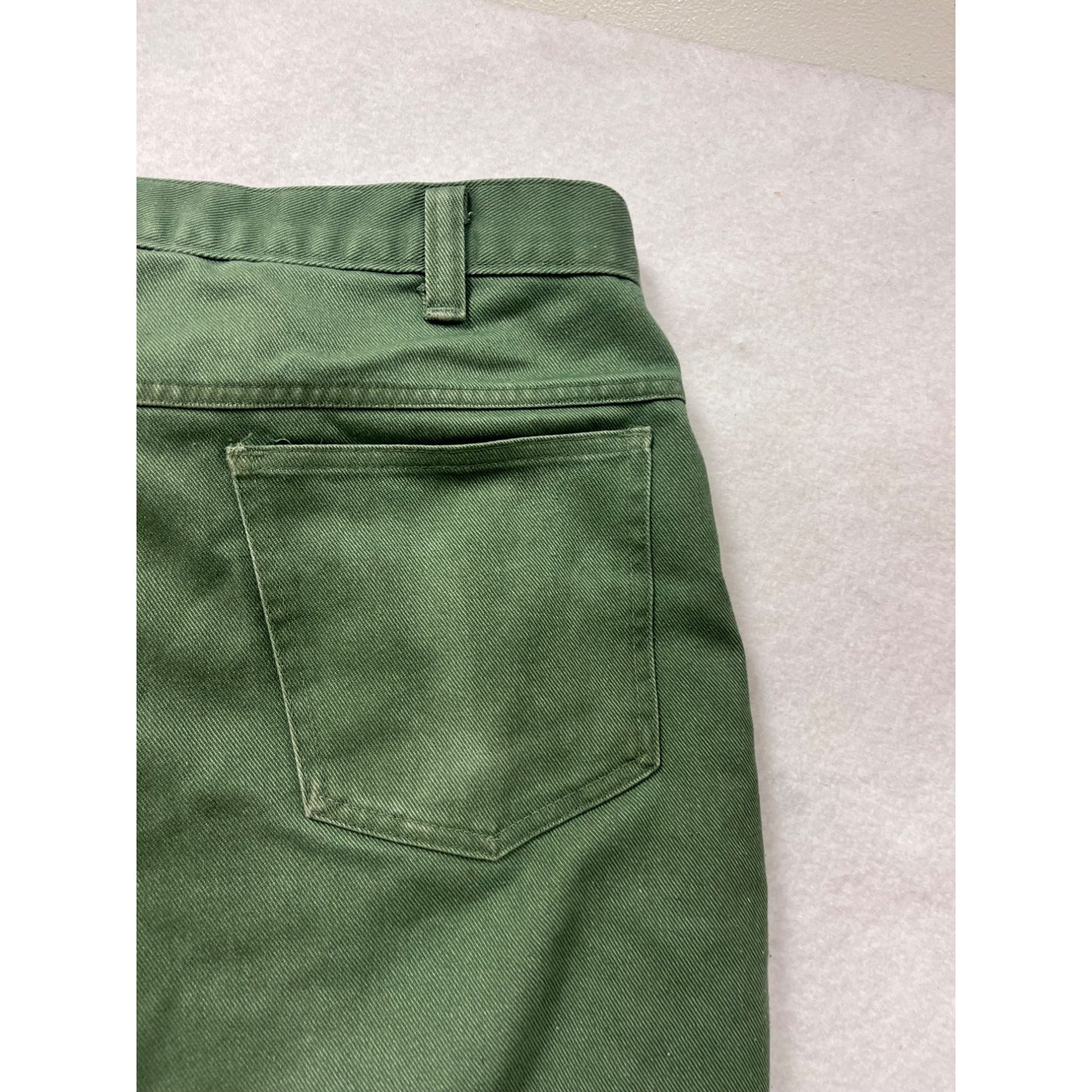 Vintage Lions Apparel Green Pants Mens 44L Plaid Lined #8227