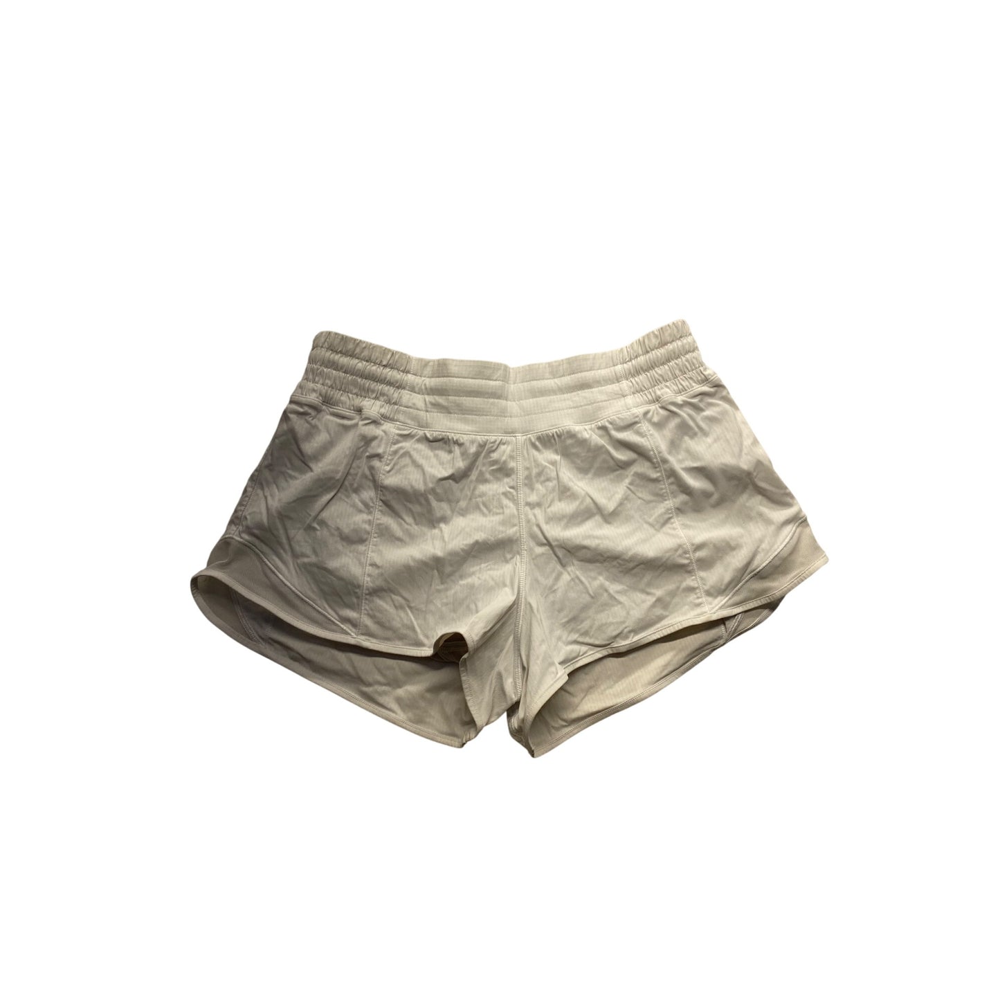 Lululemon Womens White Swiftly Relaxed Fit Athletic Running Shorts #7323