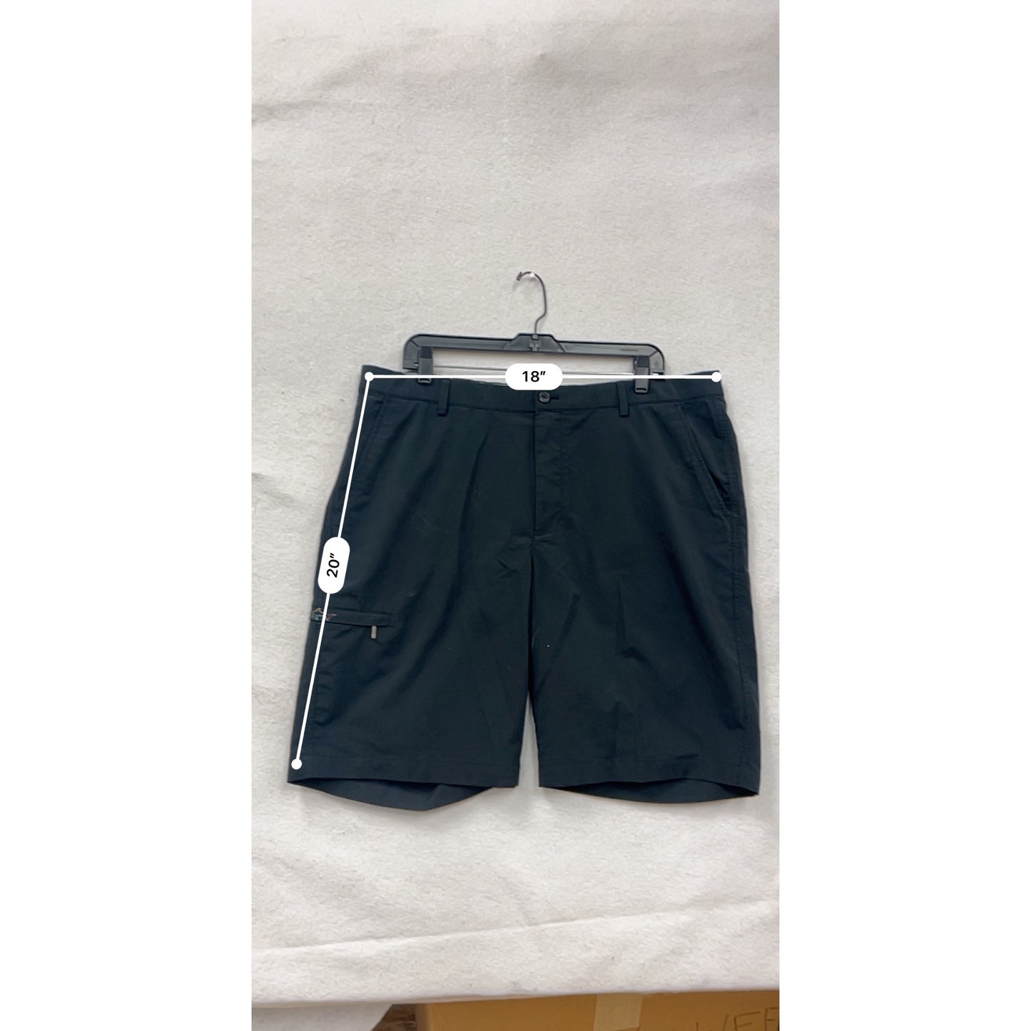 Greg Norman Mens Black Performance Shorts Size 38 #6800
