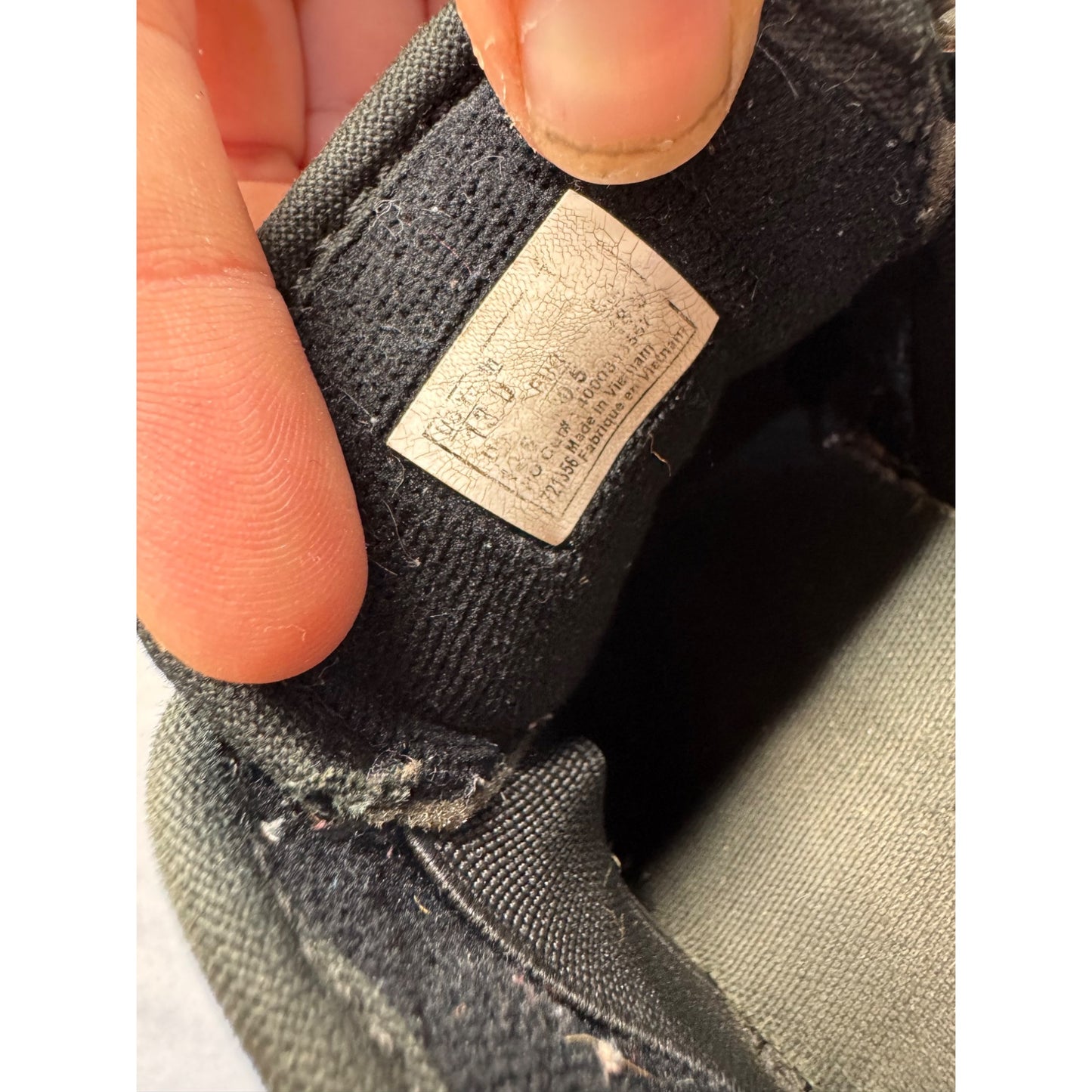 Vans Kids Black & Flame Slip-On Sneakers Youth Size 10 Canvas Casual Shoes #9517