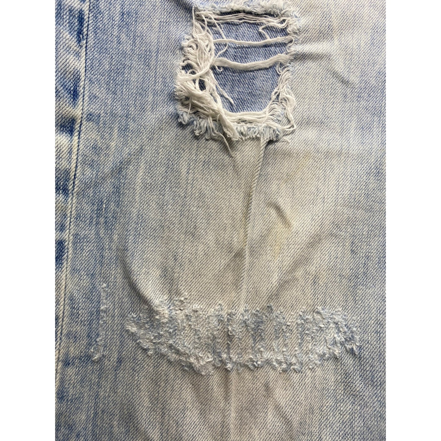 BKE Jake 34L Mens Distressed Light Wash Jeans #5728