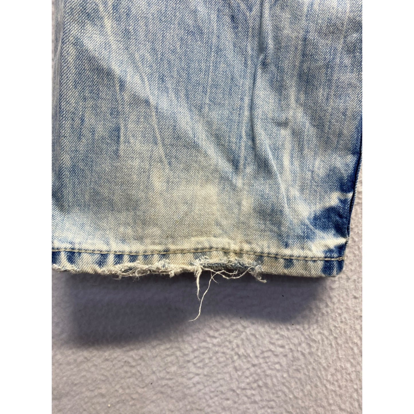 BKE Jake 34L Mens Distressed Light Wash Jeans #5728