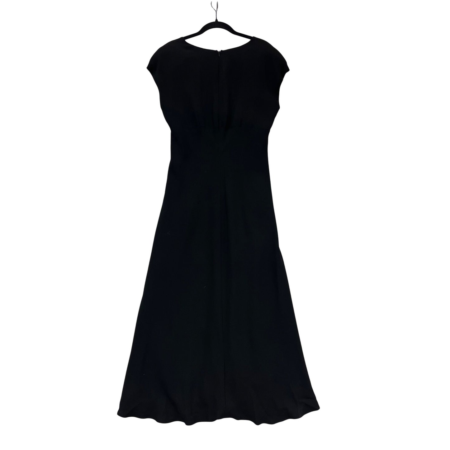 Jones Wear Dress Black Cap Sleeve A-Line Size 14A #928A