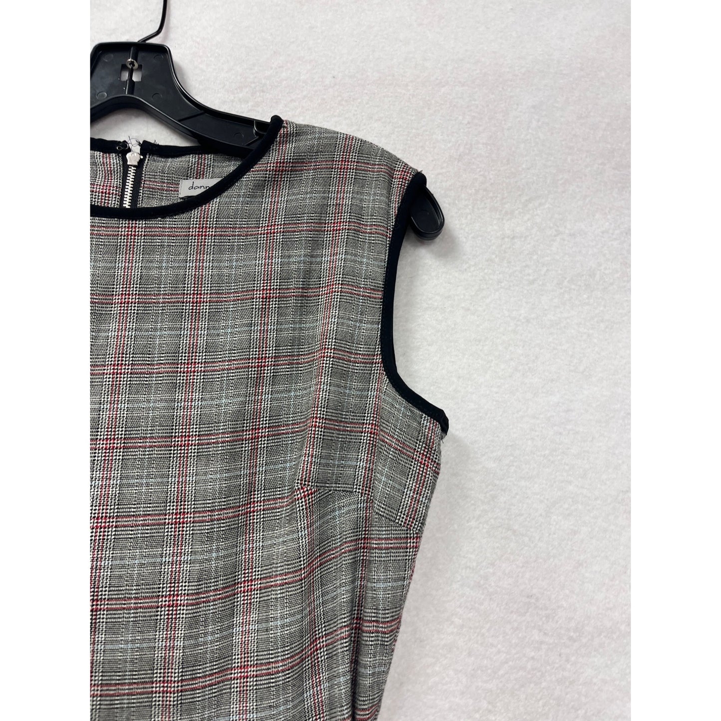 Danny & Nicole Plaid Fit & Flare Dress Size 8 Sleeveless #8364