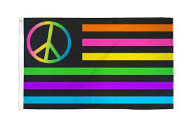 Neon Peace Flag #21