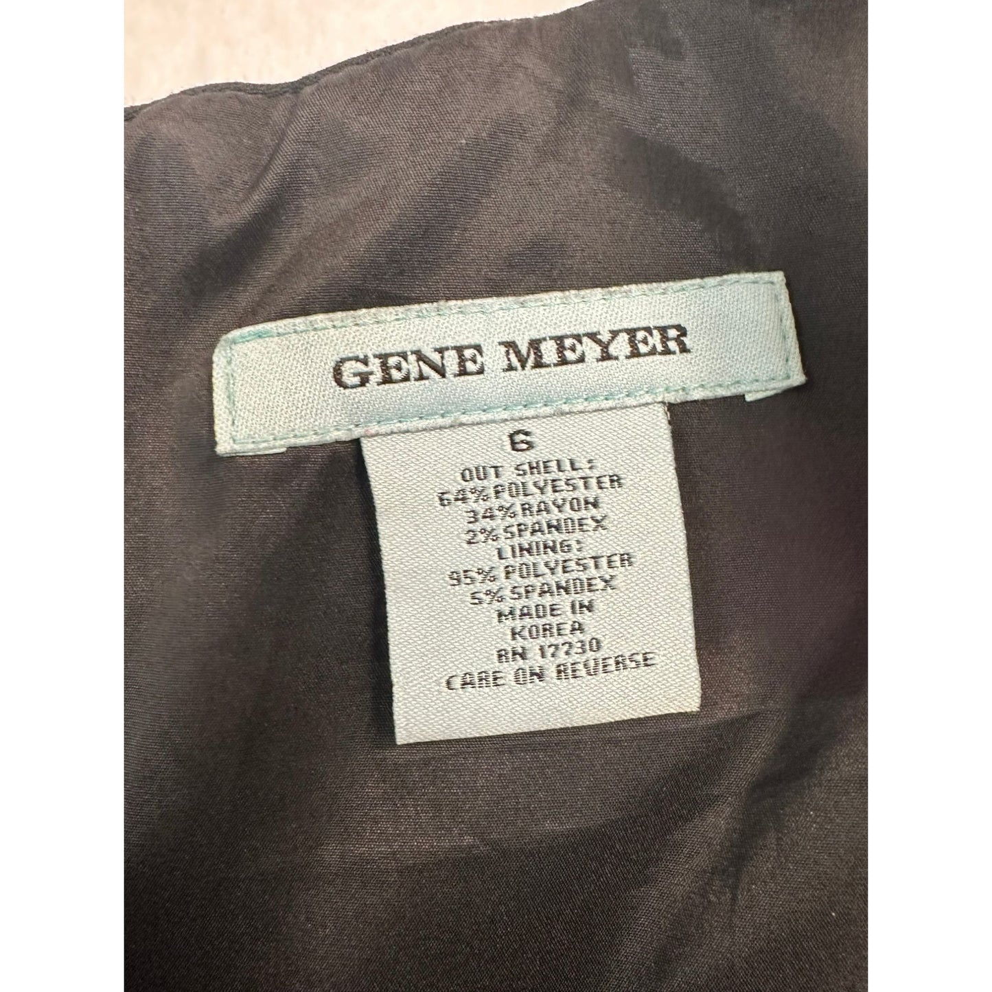 Gene Meyer Pencil Dress - Size 6