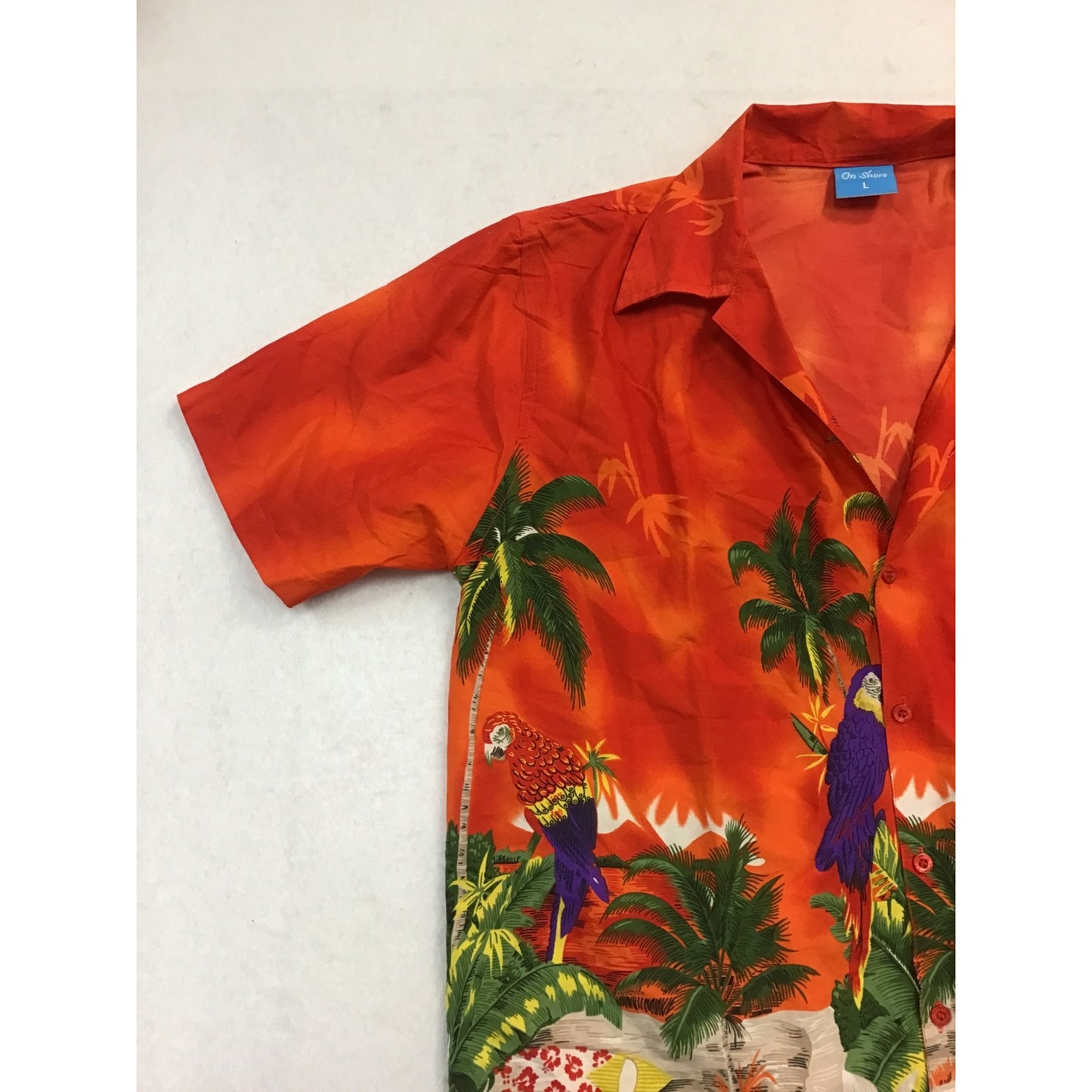 Men’s Lightweight Tropical ButtonUp