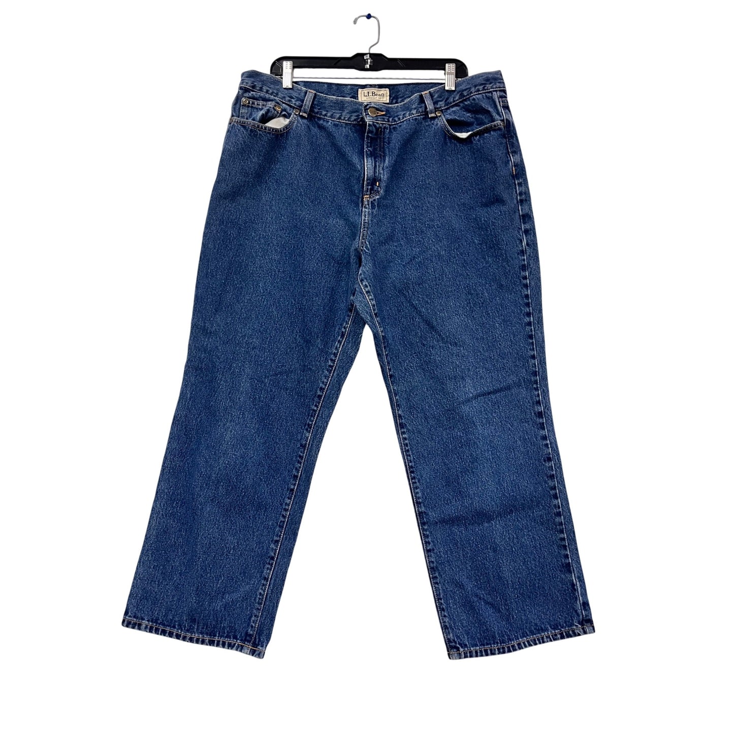 L.L. Bean Straight Fit Blue Jeans Size 20 #462A