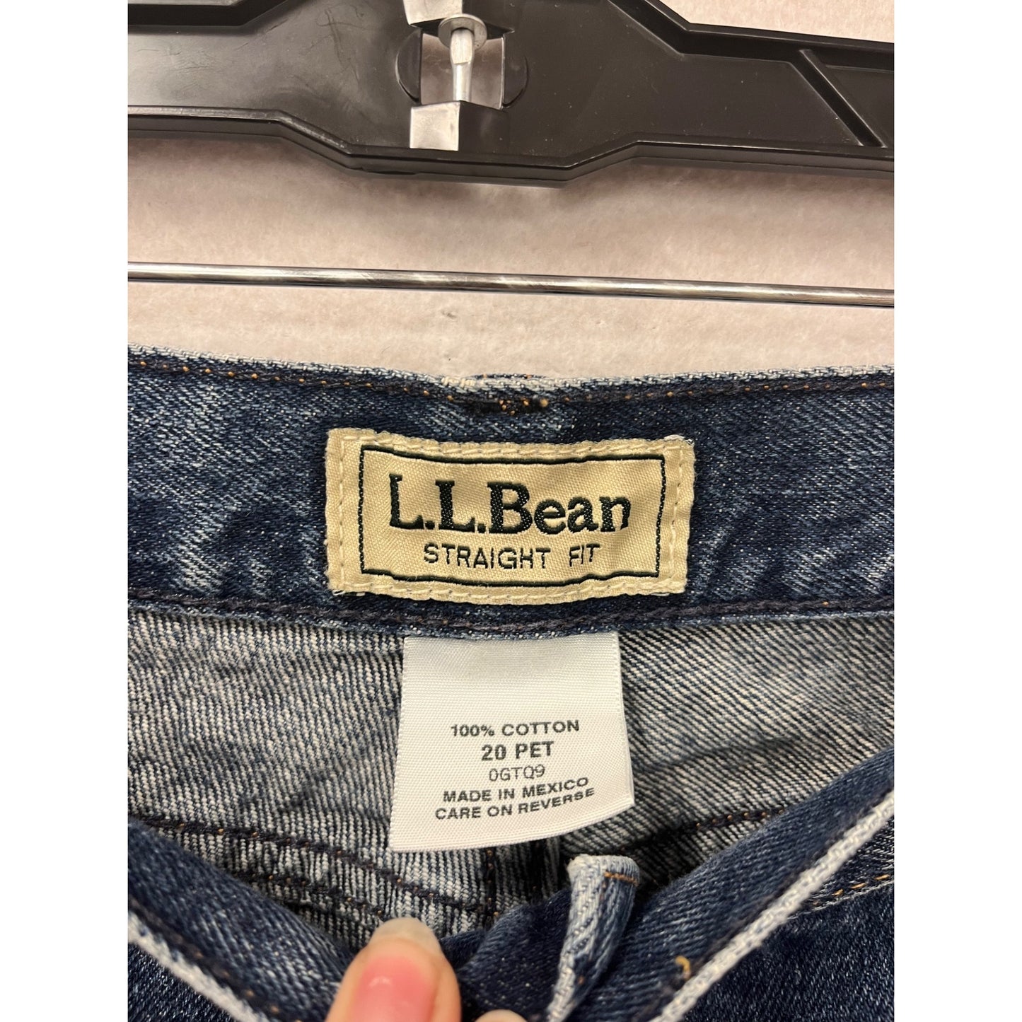 L.L. Bean Straight Fit Blue Jeans Size 20 #462A