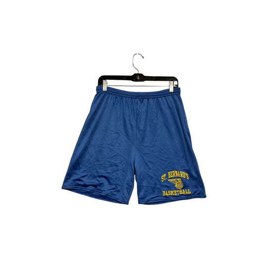 Vintage St. Bernards Basketball Blue Shorts Large By Dodger #241A