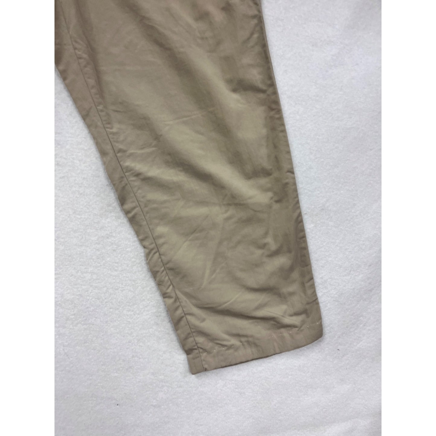 Mens REI Beige Nylon Casual Pants 38x30 Lightweight Travel Wear #8900