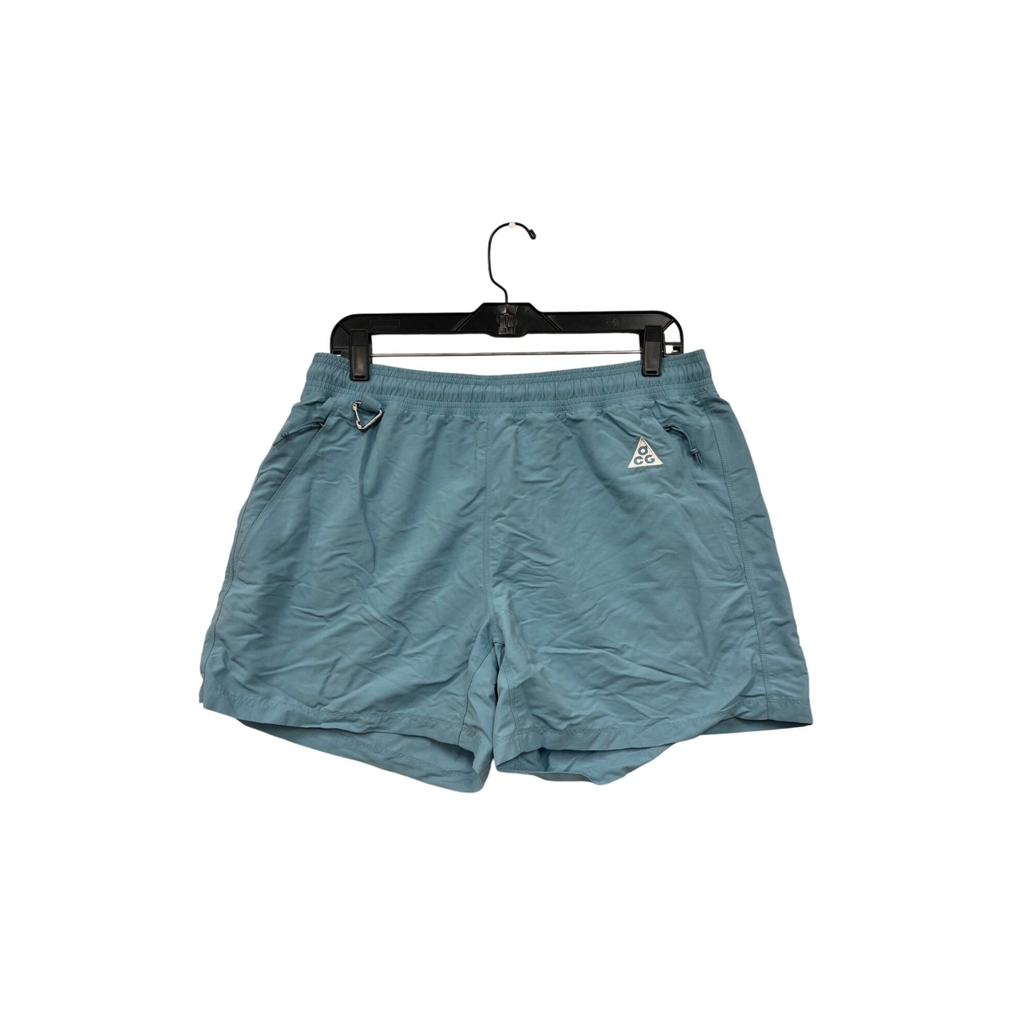 Nike ACG Womens Light Blue Nylon Shorts M #6619