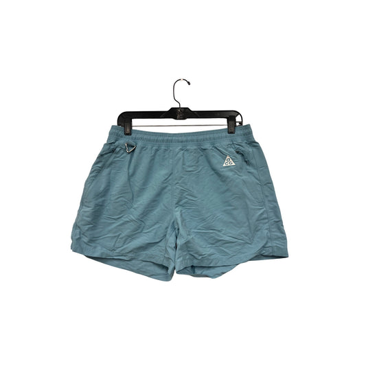 Nike ACG Womens Light Blue Nylon Shorts M #6619