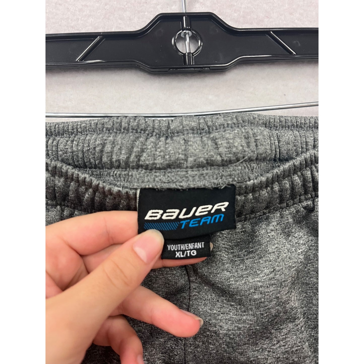 Bauer Team Youth XL/1TG Gray Sweatpants #530A