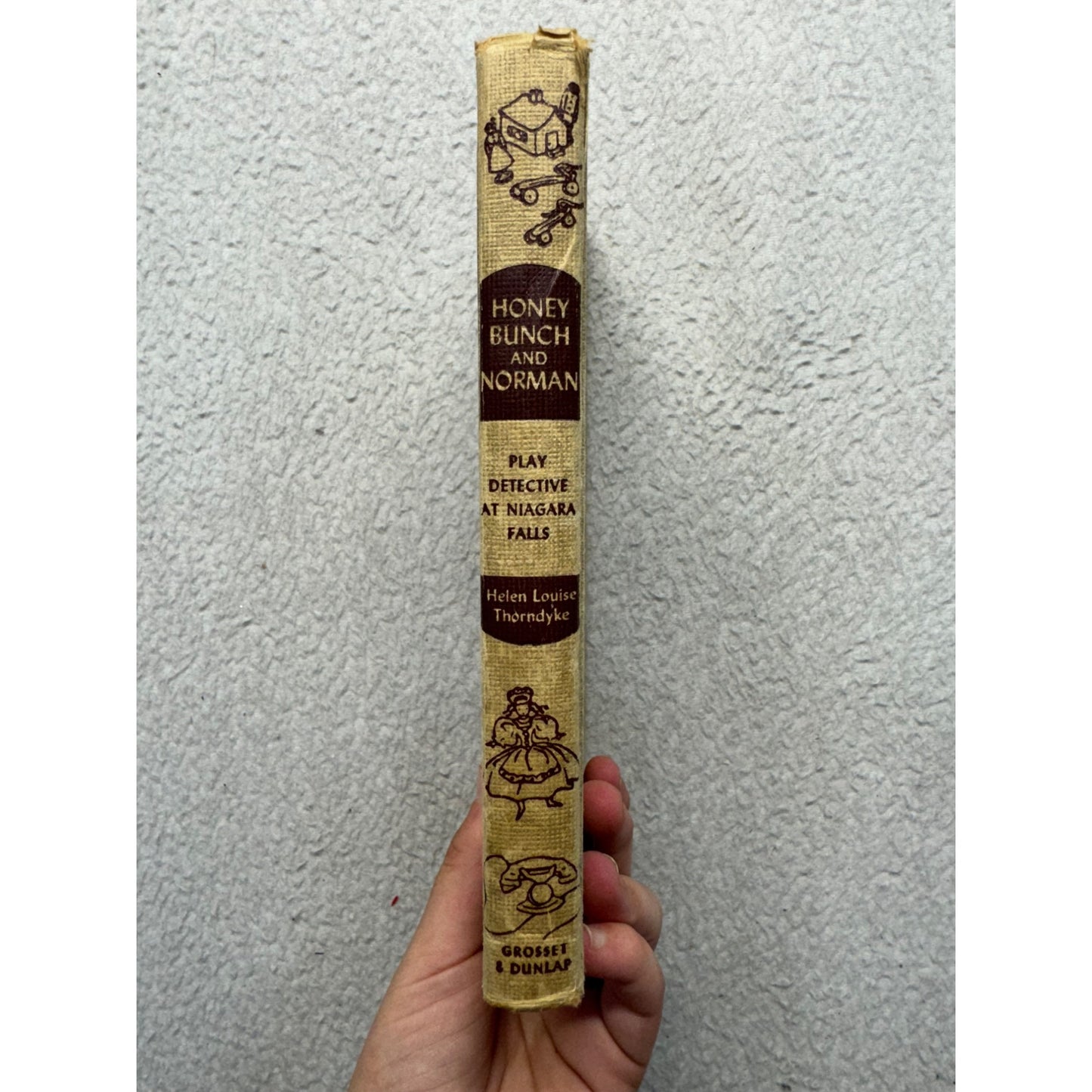 Honey Bunch And Norman Play Detective At Niagara Falls Hardcover 1950s #9878