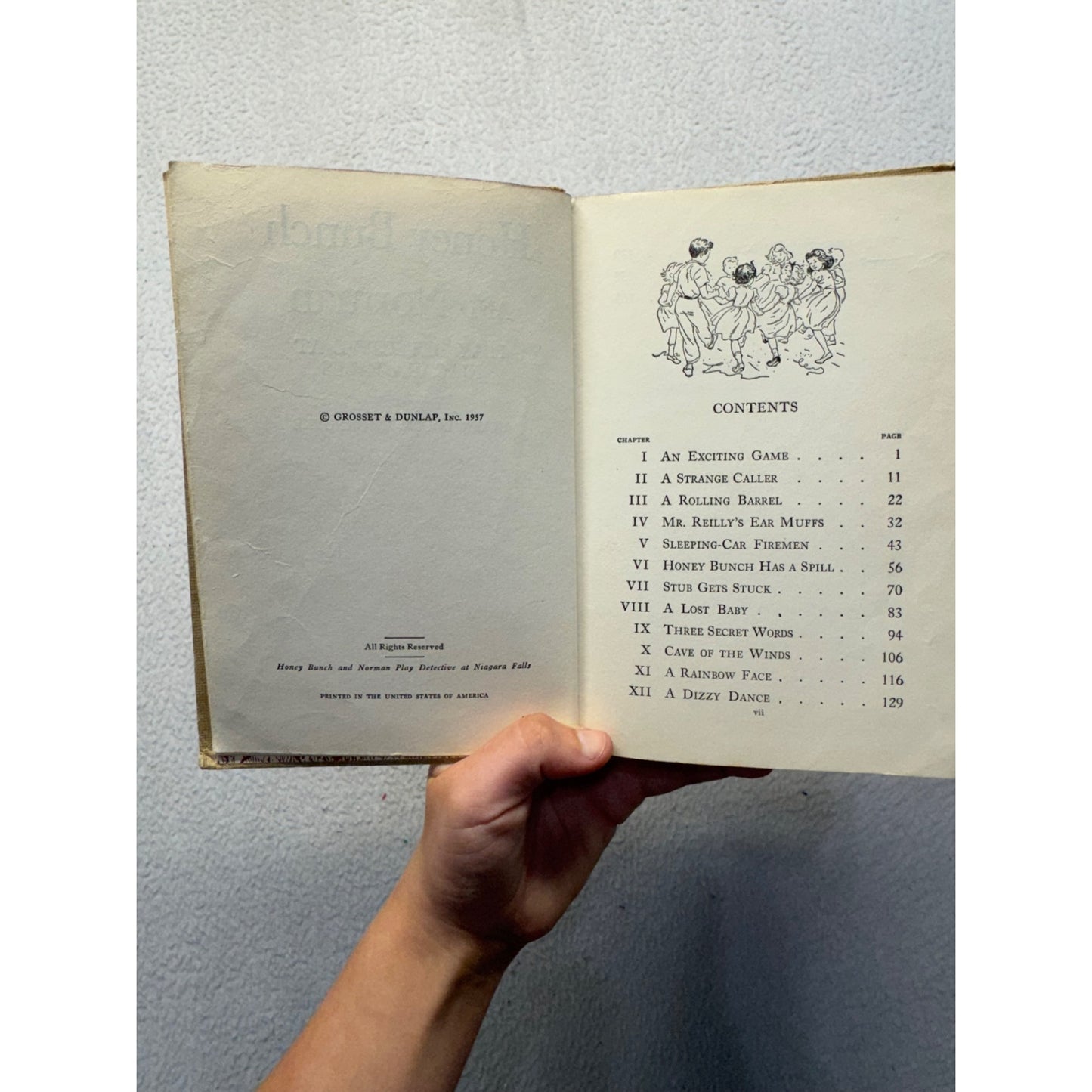 Honey Bunch And Norman Play Detective At Niagara Falls Hardcover 1950s #9878