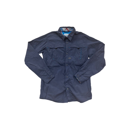 Columbia Boys Long Sleeve Shirt Navy #8389