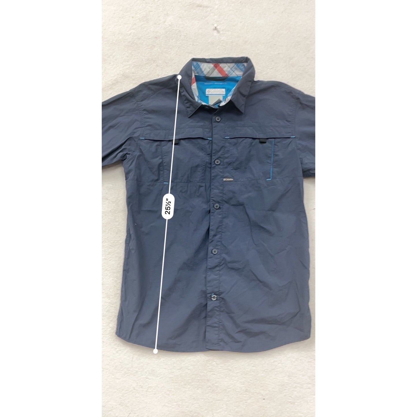 Columbia Boys Long Sleeve Shirt Navy #8389