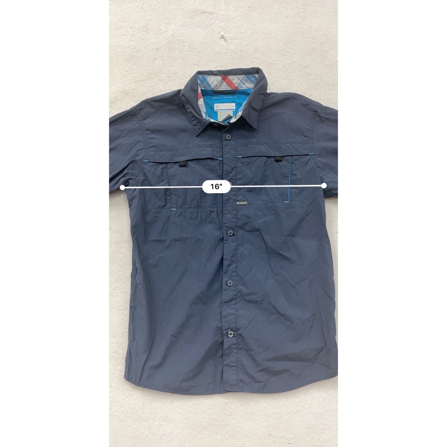 Columbia Boys Long Sleeve Shirt Navy #8389