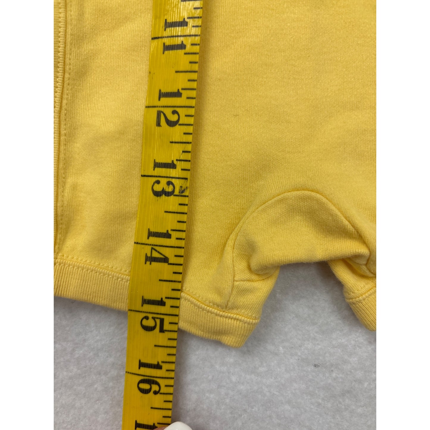 Gymboree Baby Yellow Romper Caterpillar Design Snap Closure 100% Cotton Short Sleeve 3-6month #6975