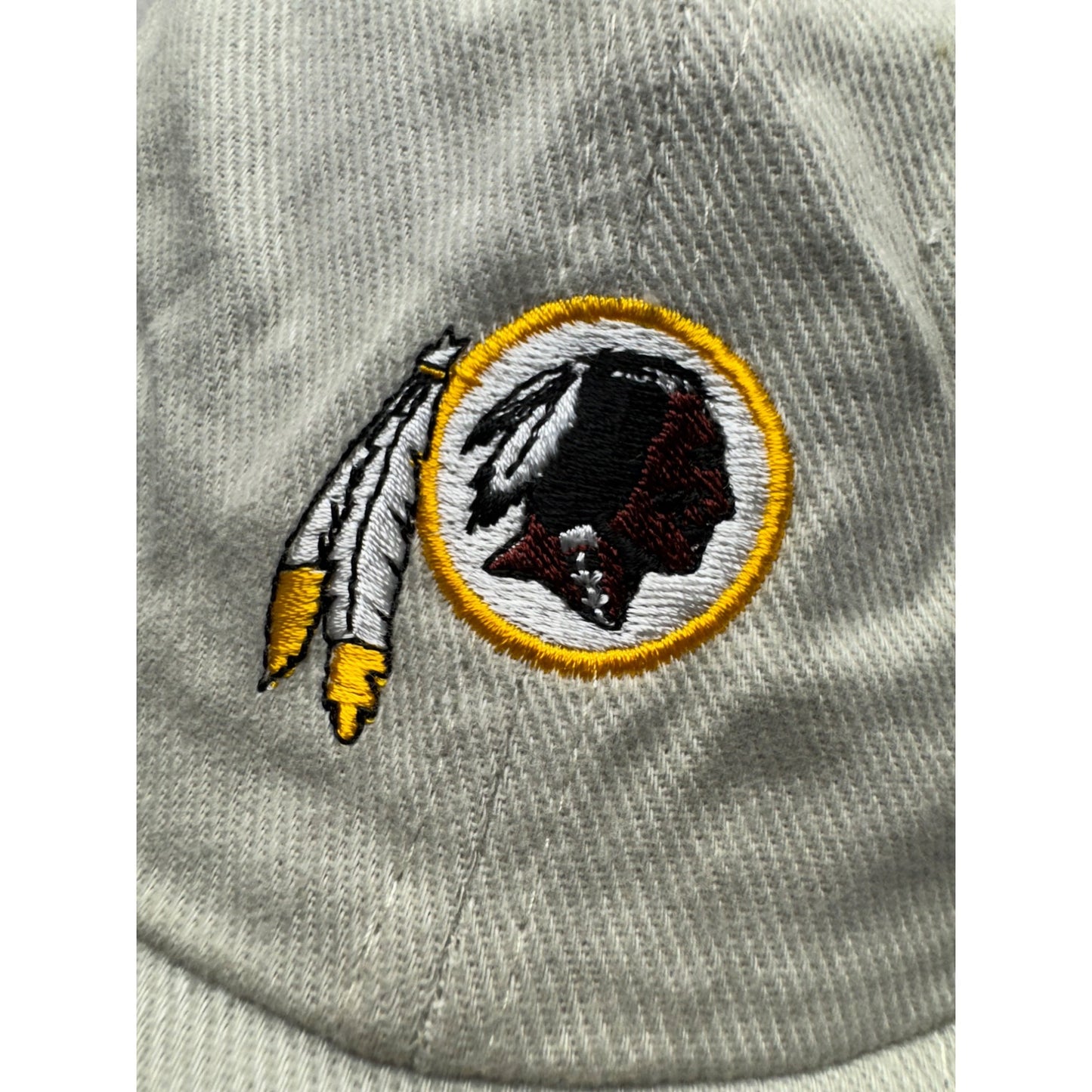 Vintage Washington Redskins Gray NFL Adjustable Baseball Cap Logo #9684