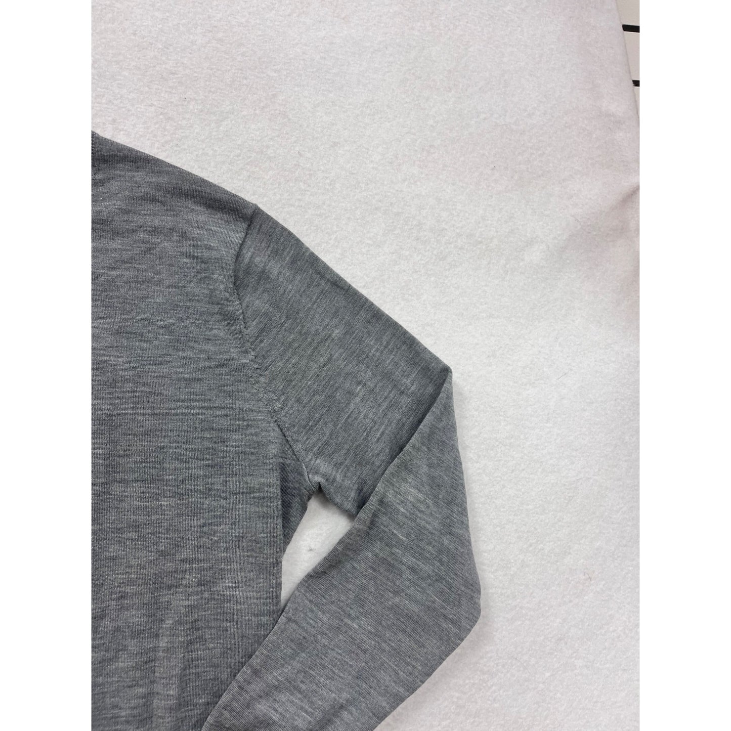 Suitsupply Grey Merino Wool Crewneck Sweater Size L #8326