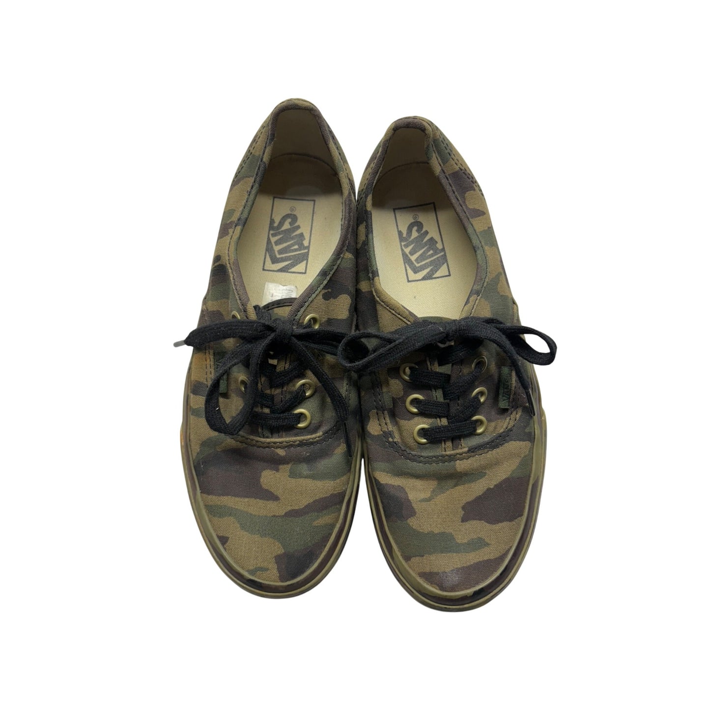 Vans Camouflage Lace-Up Shoes Canvas Casual Sneakers #358B