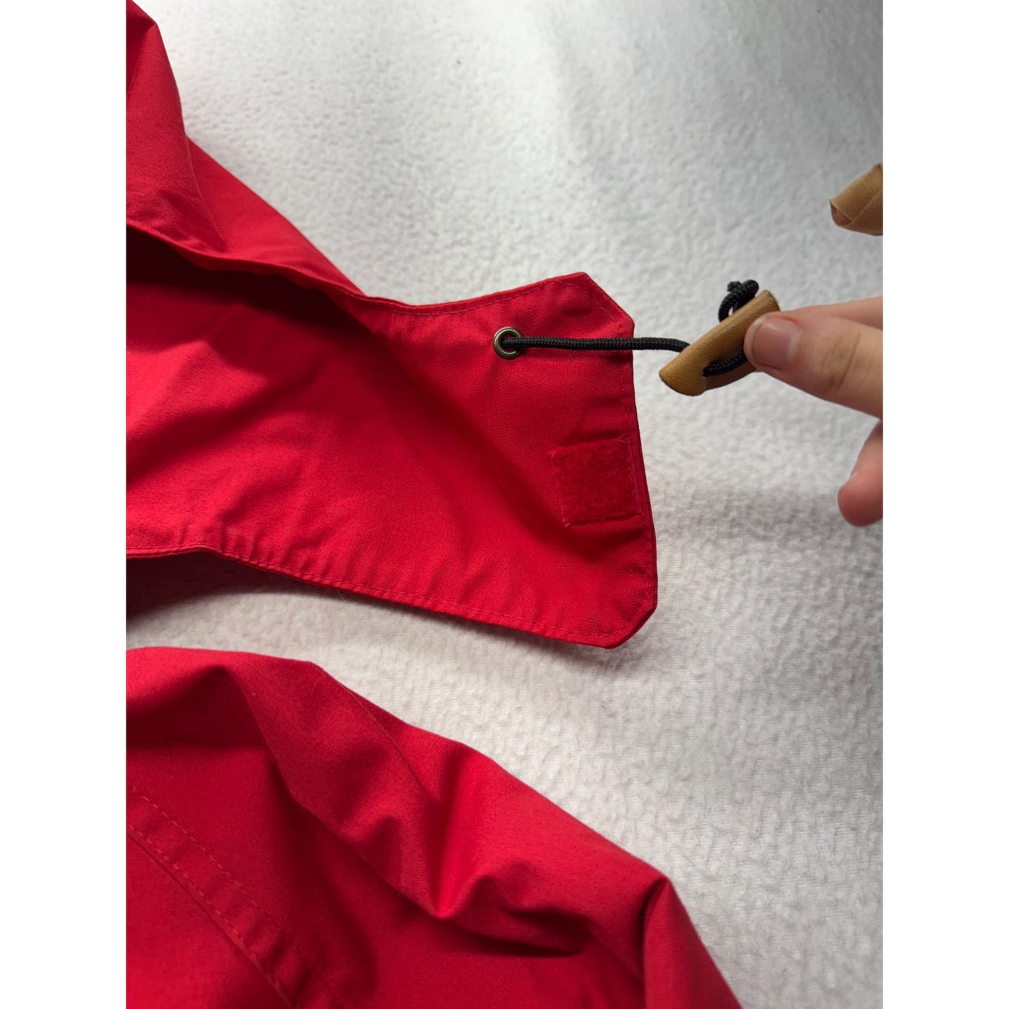 Vintage Woolrich Mens Red Hooded Parka Jacket Size M 9491