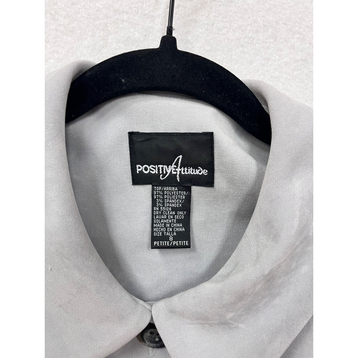 Positive Attitude Color Block Button-Up Jacket #8654