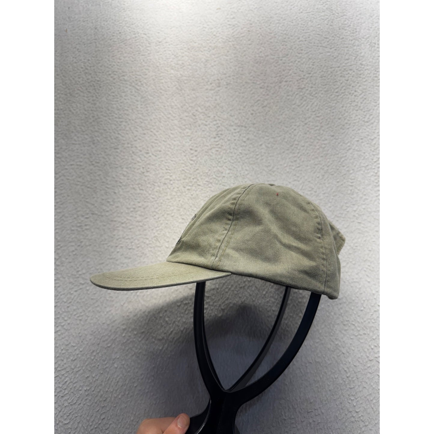 Manley Outdoor Adventures Olive Green Cotton Baseball Cap Adjustable Strap #9674