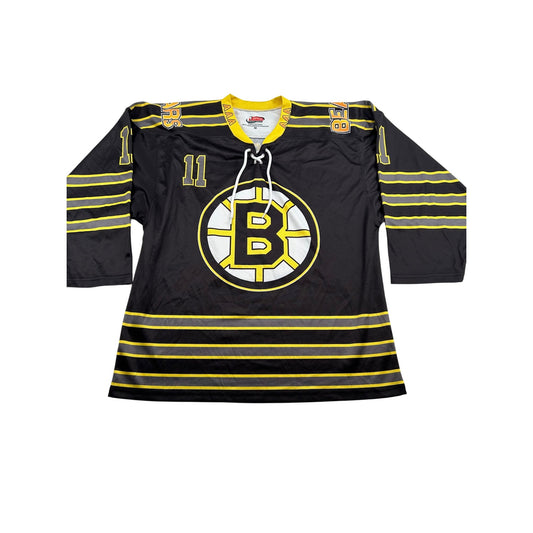 Northland Hockey Group Black & Yellow Jersey With "ONeill 11" Design #6431