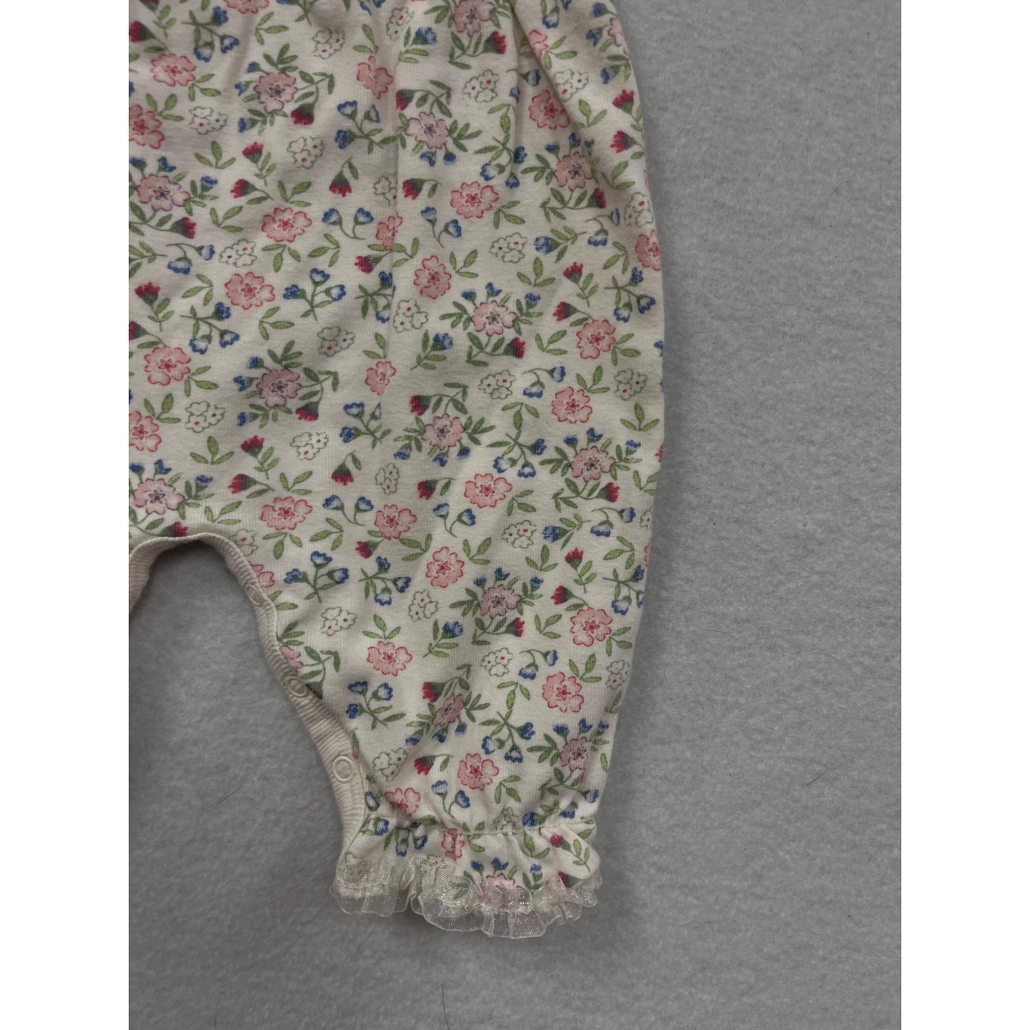 Floral Baby Bodysuit 6M By Cherokee Baby #6543
