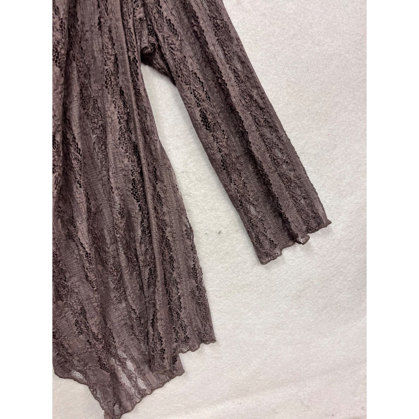 Karen Hart Lace Cardigan Open Front XL #496A