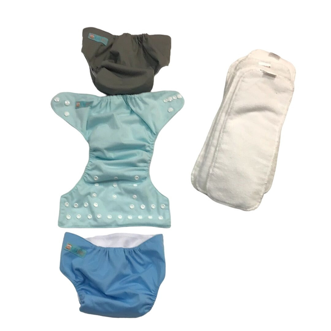 Alva Baby Swim Diapers and Baby Towels Set