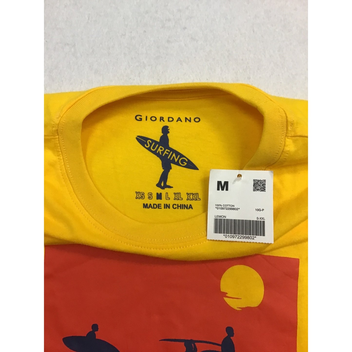 Yellow Giordano T-shirt