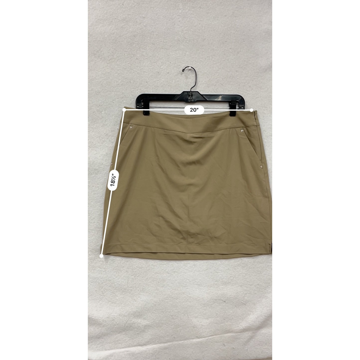 Beige Womens Athletic Skirt Size 10 By GN #8217