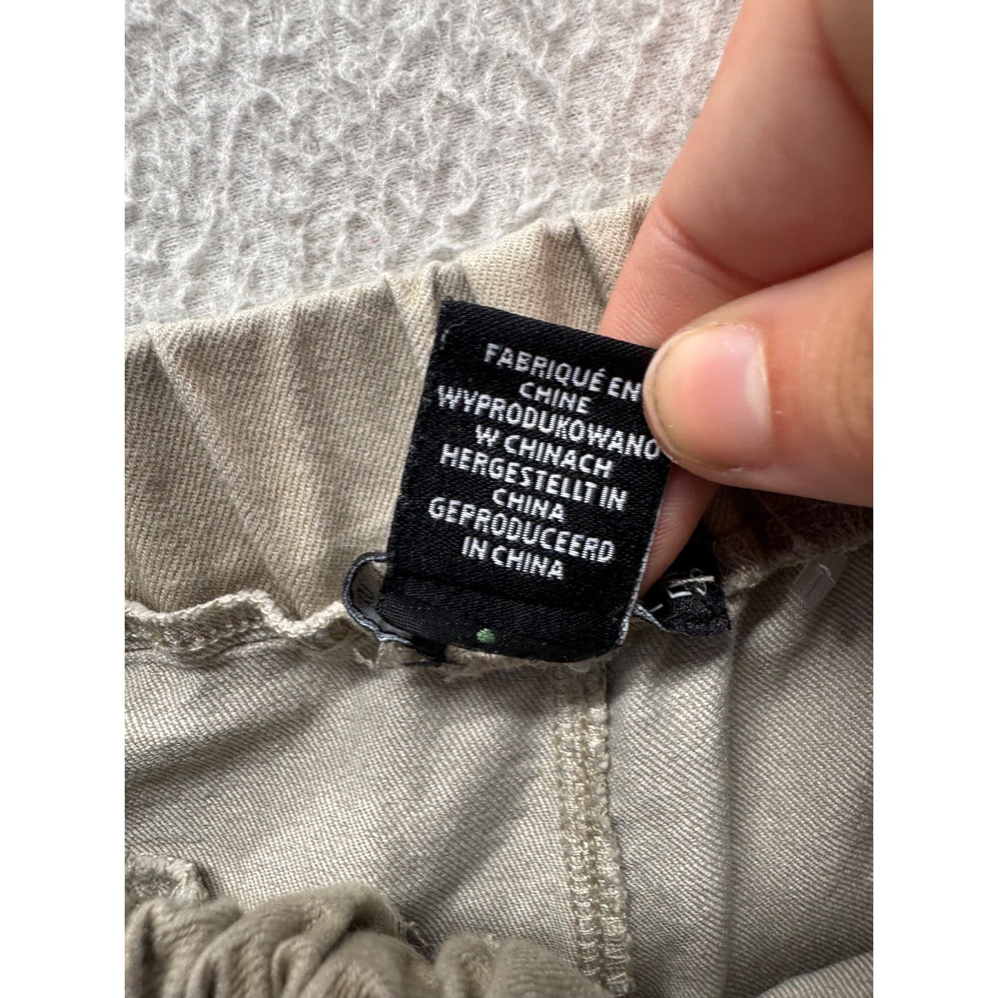 Sincerely Jules Beige Cargo Pants Size S Cotton Blend #1B