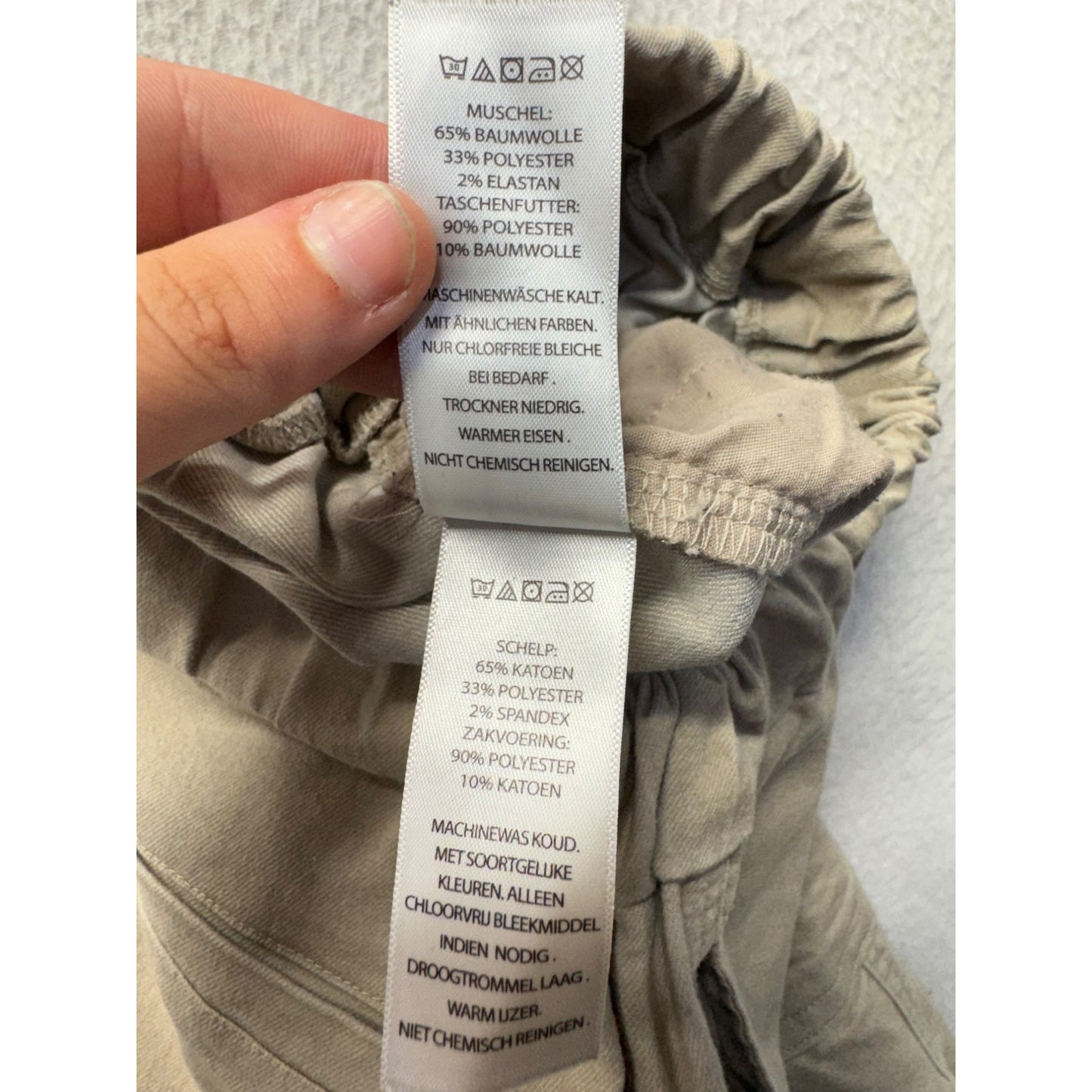 Sincerely Jules Beige Cargo Pants Size S Cotton Blend #1B