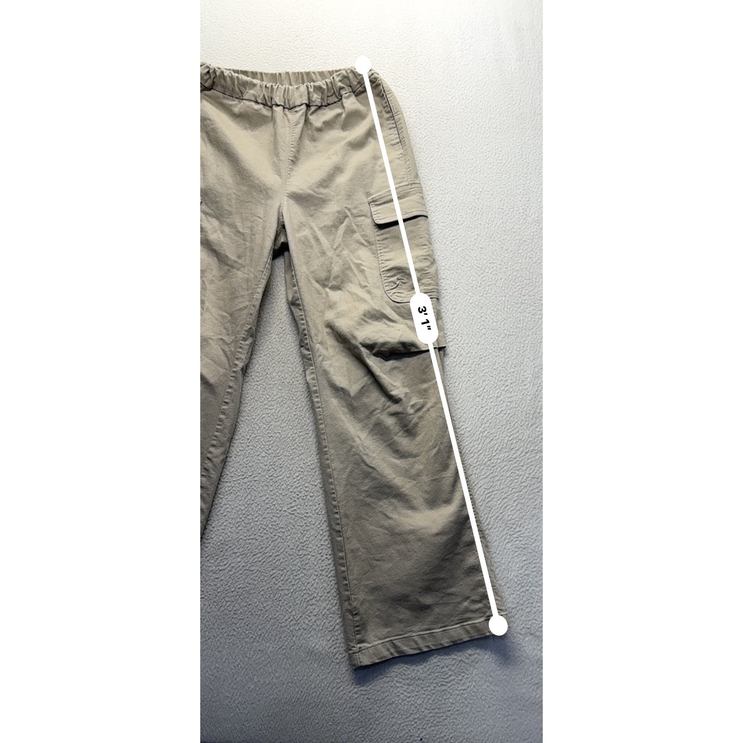 Sincerely Jules Beige Cargo Pants Size S Cotton Blend #1B
