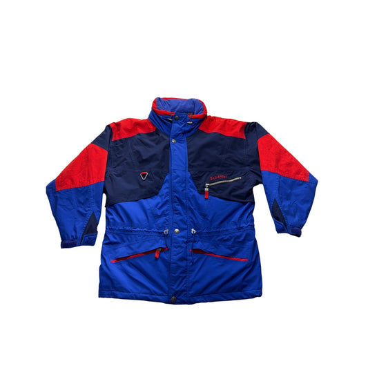 Vintage Schöffel Gore-Tex Red & Blue Ski Jacket #7623
