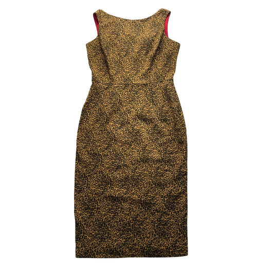 *BNWT* Bettie Page Leopard Print retro style dress #5684