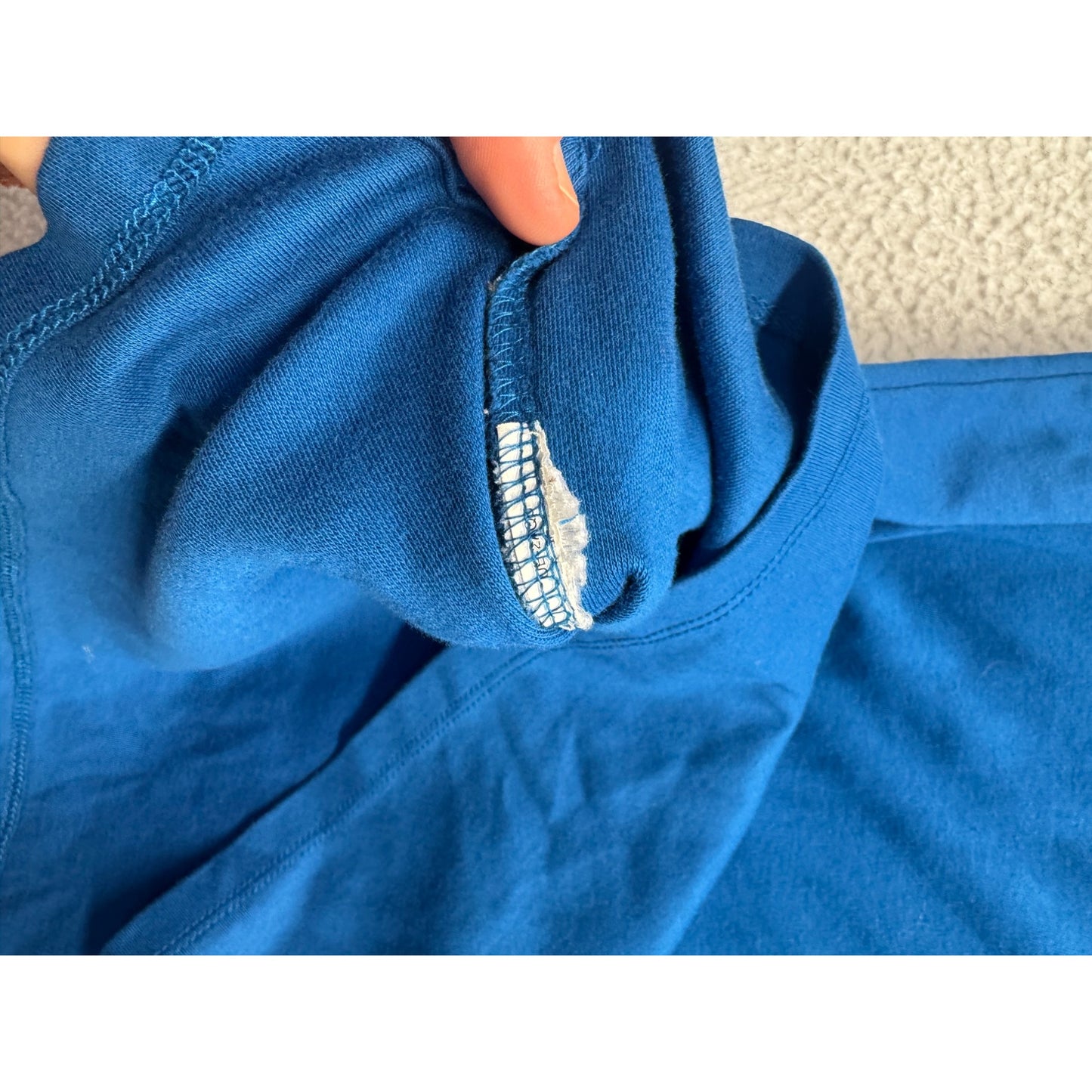 Calvin Klein Mens Polo Shirt Blue Cotton Size M #7879