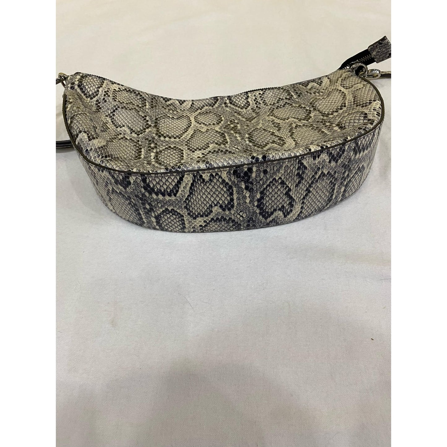 Snake Print Shoulder Bag