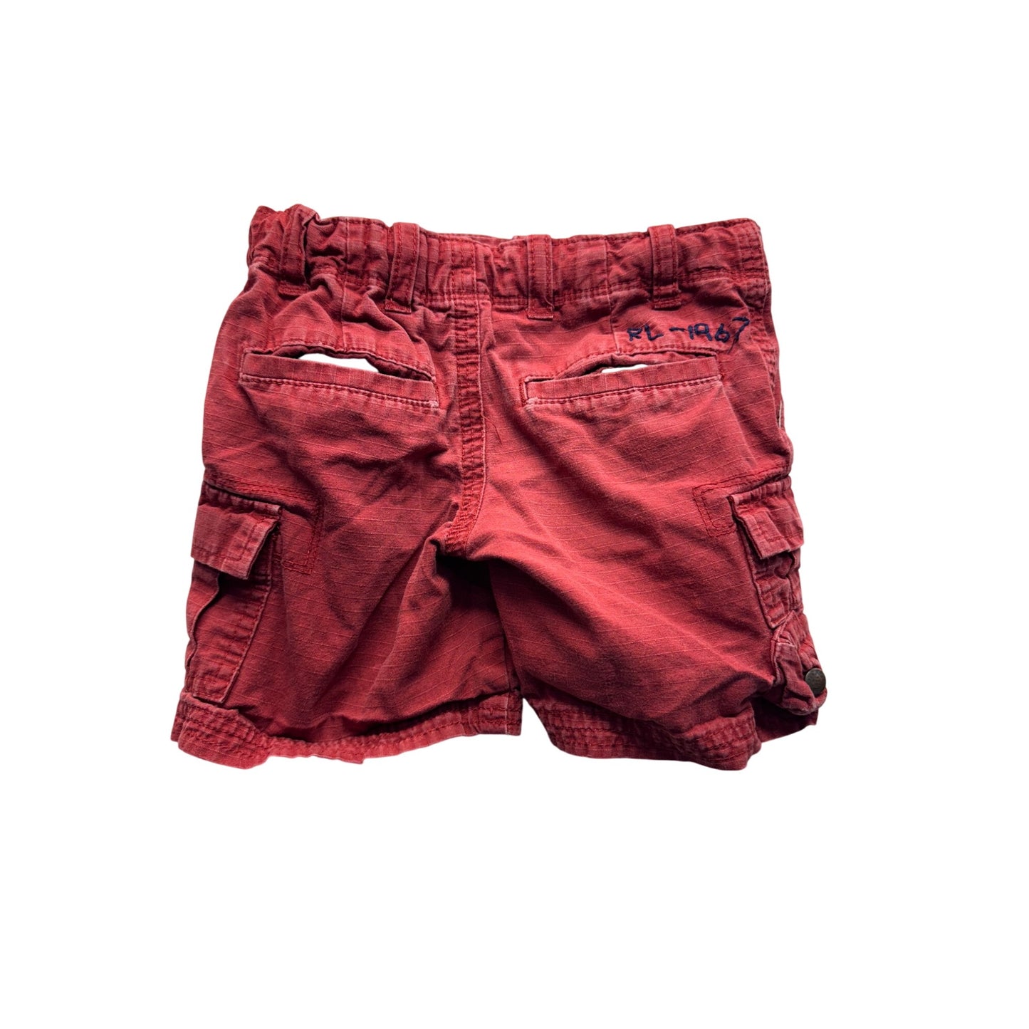 Polo Ralph Lauren Red Cargo Shorts 2/2T Lightweight Cotton #9109