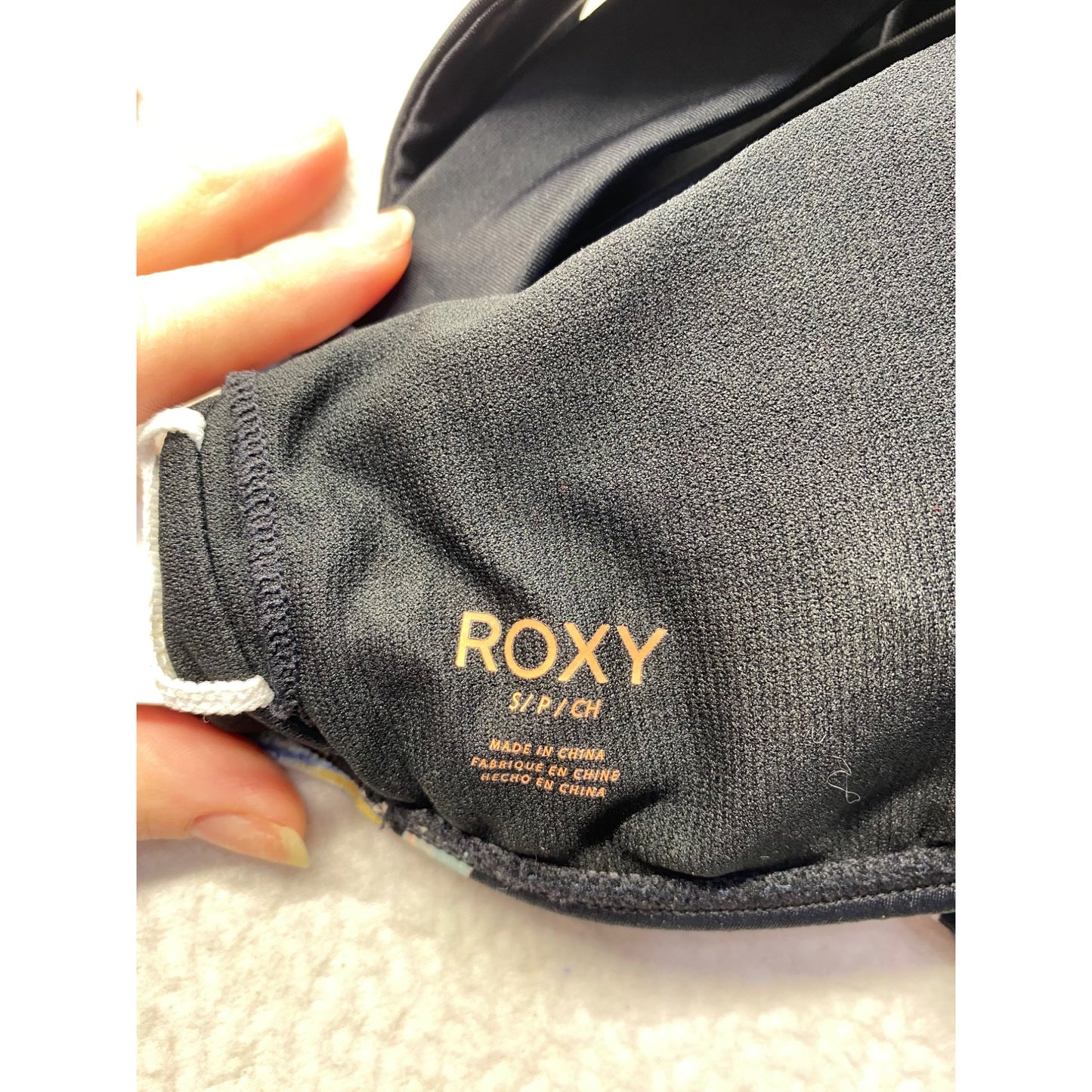Roxy Womens Floral Print Crisscross Back Bikini Top #7051